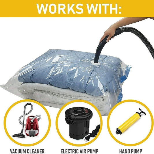 Vacuum Storage Bags with Suction Pump