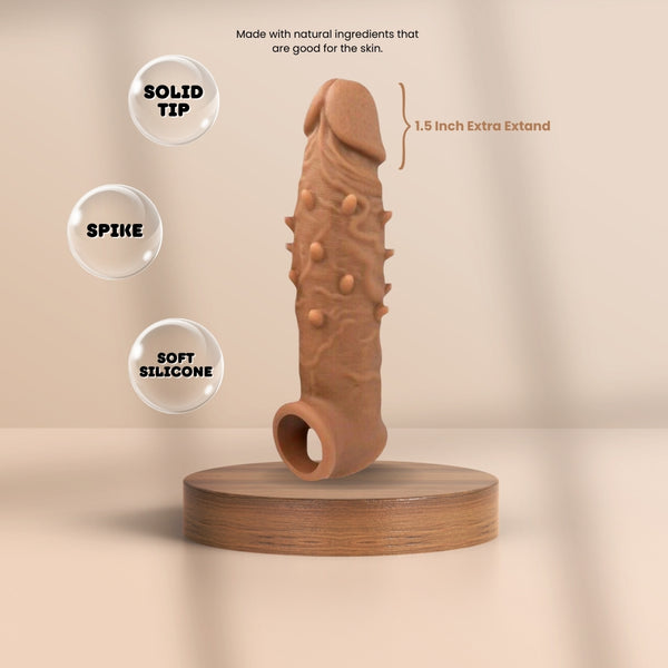 Sleeve Silicone Spike Condoms for Male