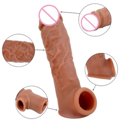 Dragon Condom Size Extender Sleeve With Solid Tip